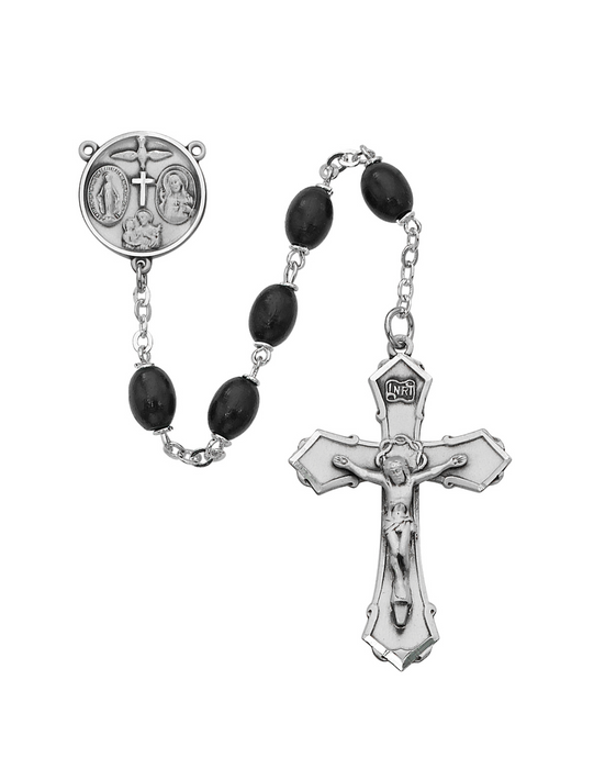 Blackwood Rosary with 6x8mm Beads Rosary Gifts for Catholic Gifts Catholic Presents Rosary Gifts