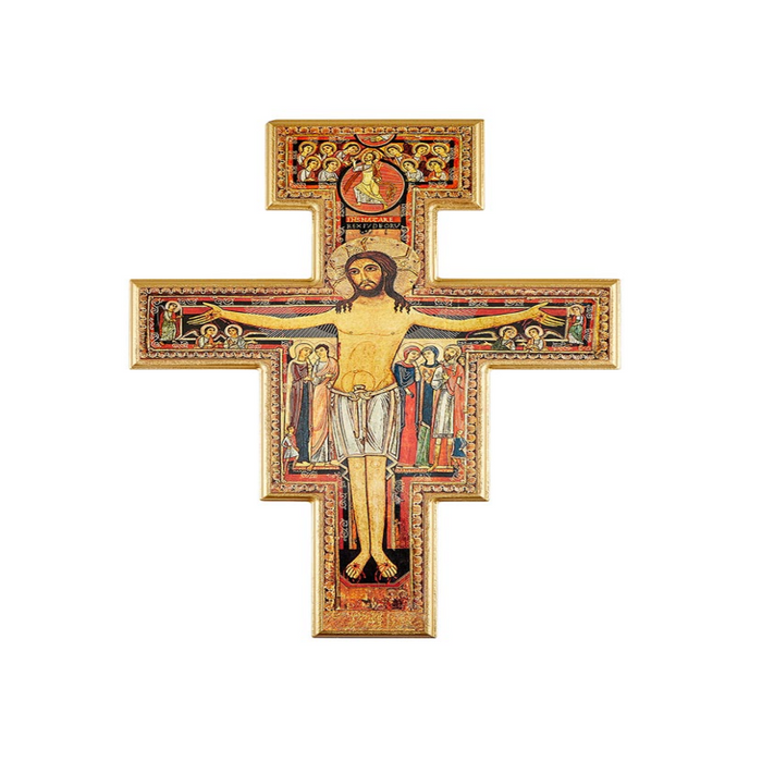 Saint Damiano Wall Crucifix Crucifix Crucifix Symbolism Catholic Crucifix items