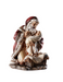 7" Figurine Santa Adoring Baby Jesus Christmas Gift Christmas Season Decor Christmas Celebration Christmas Symbols