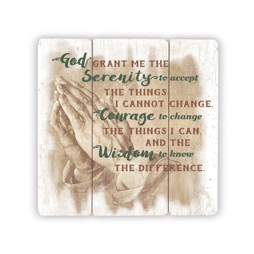 Serenity Prayer Wood Pallet Sign Gerffert Wood Pallet Sign - Serenity Prayer Wood Pallet Sign - Serenity Prayer