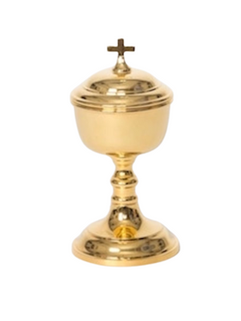 Travel Size Small Gold Plated Ciborium