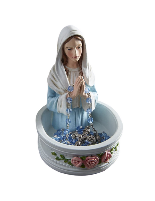 Praying Madonna Rosary Holder