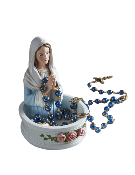 Praying Madonna Rosary Holder