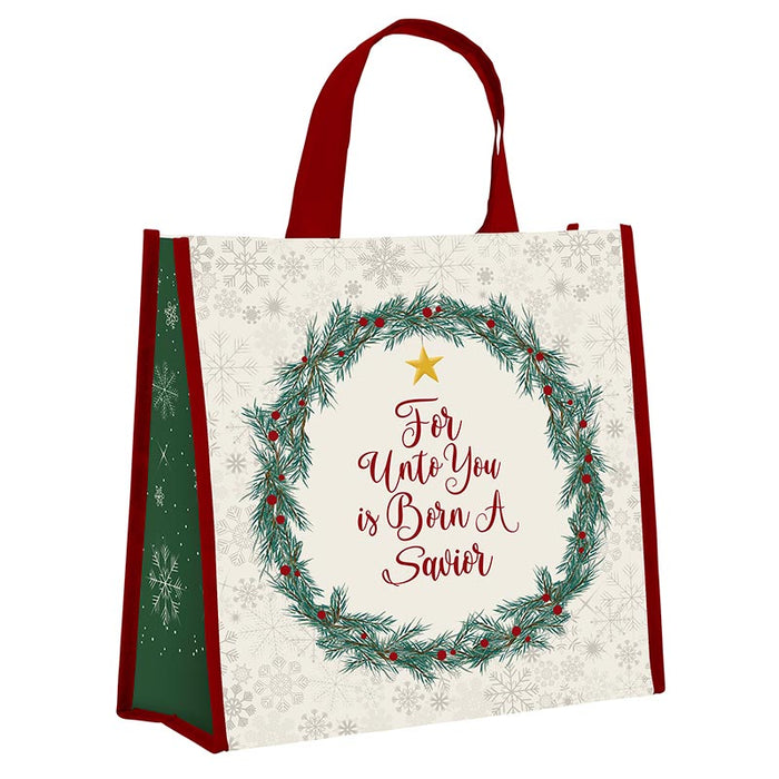 Unto You is Born A Savior Tote - 4 Pieces Per Package