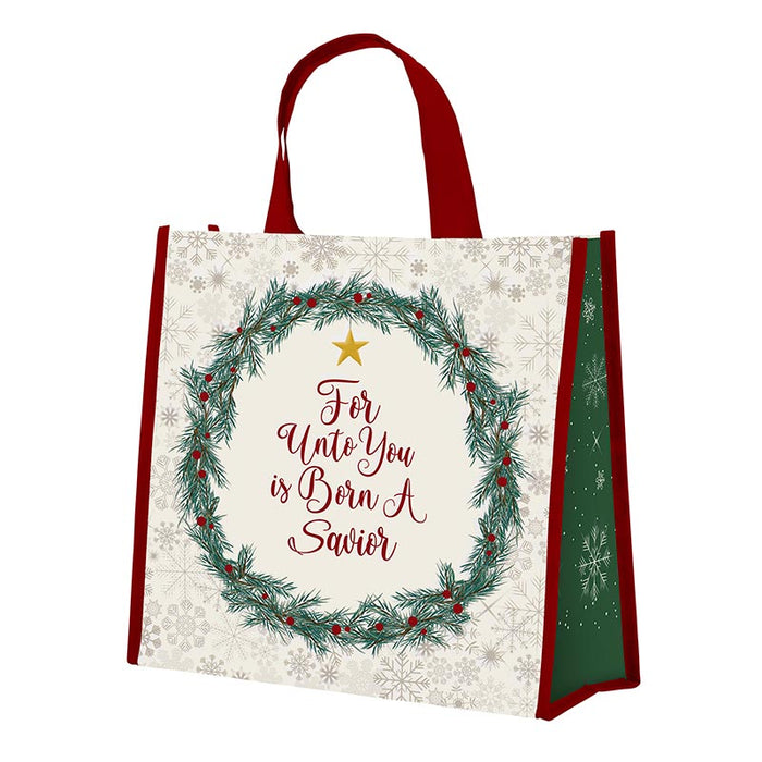 Unto You is Born A Savior Tote - 4 Pieces Per Package