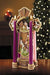 13" Candleholder - Nativity Cross Advent Wreath