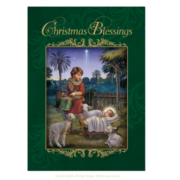 6 Assorted Christmas Cards With Envelope - God's Gift Of Love - 24 Cards Per Box