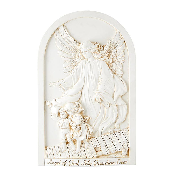 White Guardian Angel Plaque