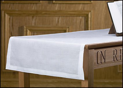 White Linen Altar Runner