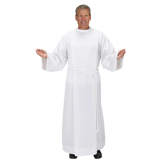 White Roll Collar Alb Church Supply Church Apparels