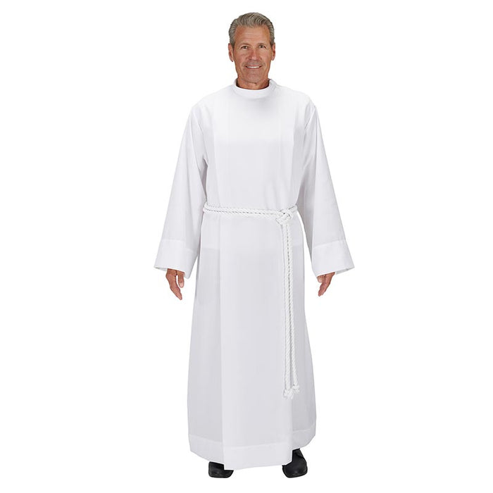 White Roll Collar Alb Church Supply Church Apparels