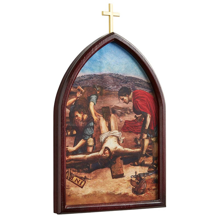 Wood Plaque Stations of the Cross