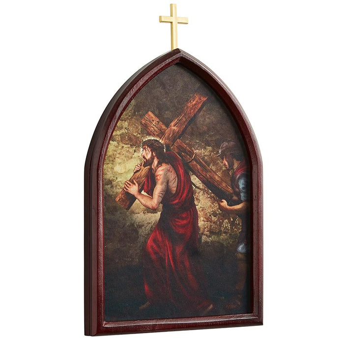 Wood Plaque Stations of the Cross