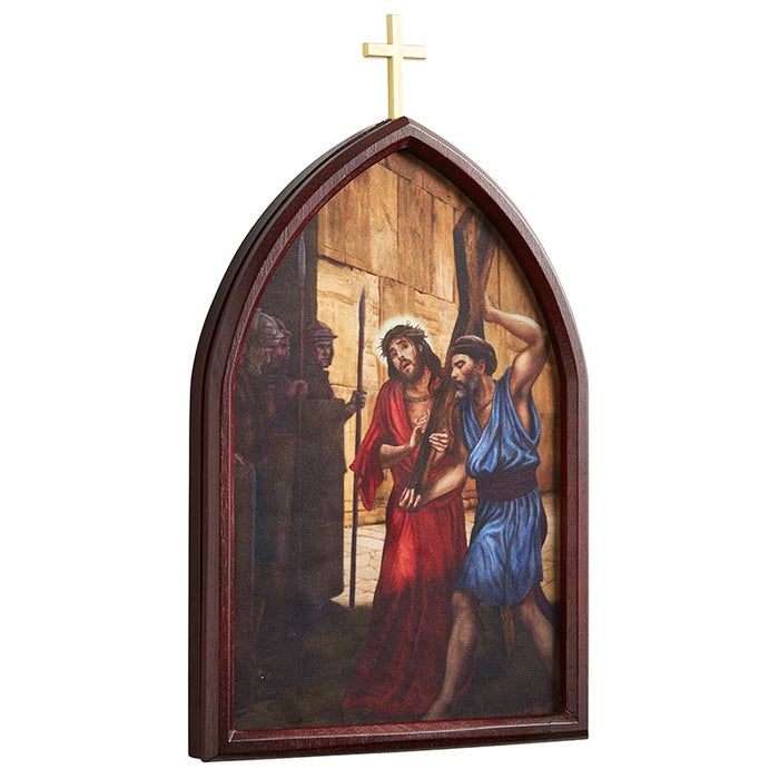 Wood Plaque Stations of the Cross