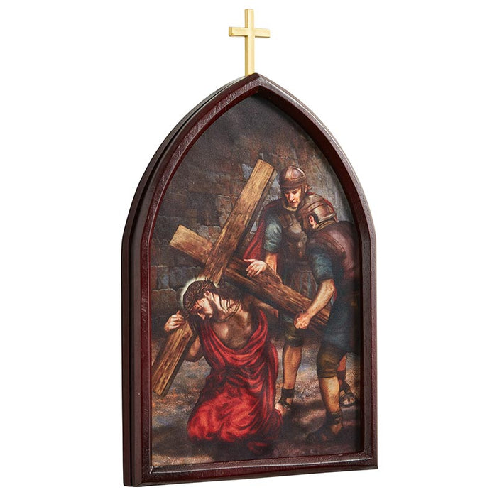 Wood Plaque Stations of the Cross