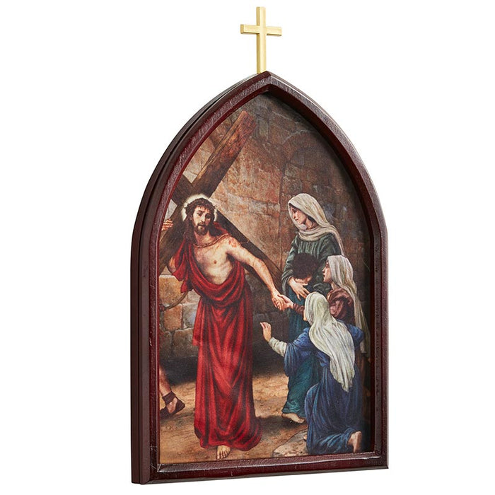 Wood Plaque Stations of the Cross