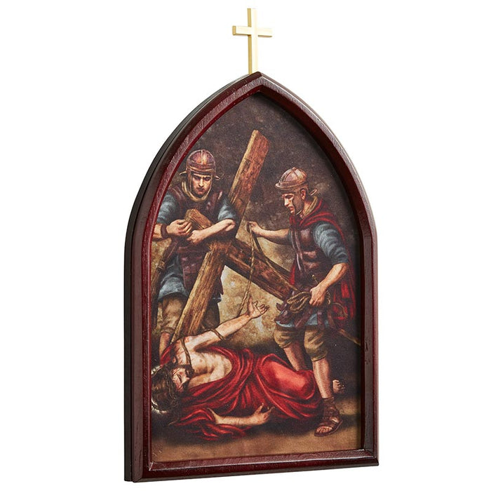 Wood Plaque Stations of the Cross