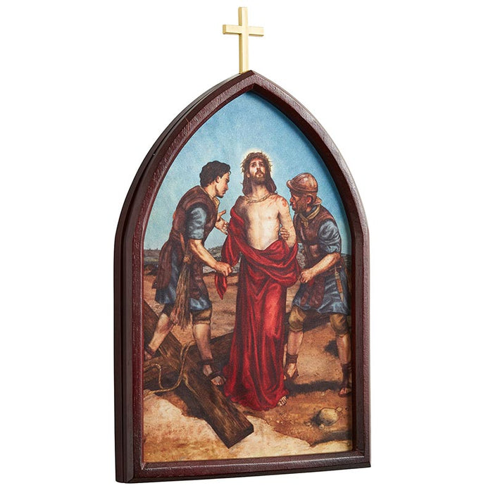 Wood Plaque Stations of the Cross