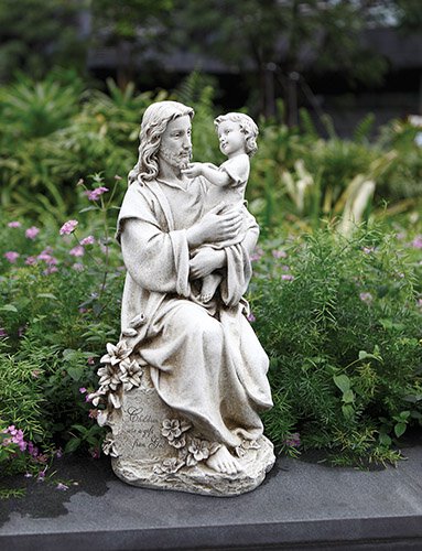 Jesus With Child Garden Statue Statue Statues Catholic Statues Catholic Imagery statues