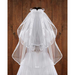 26" First Communion Pearl Tiara Veil