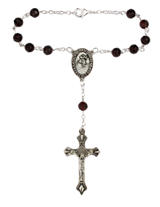 Garnet January Auto Rosary