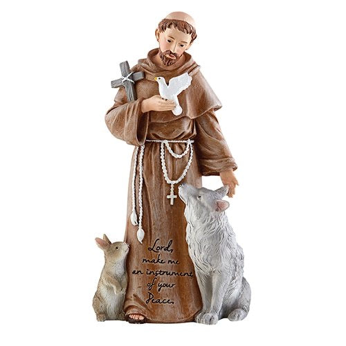 8” St. Francis of Assisi Figurine