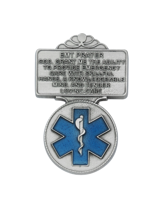 EMT Blue Epoxy Visor Clip