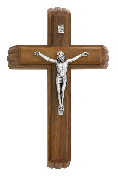 Walnut Sick Call Crucifix Set